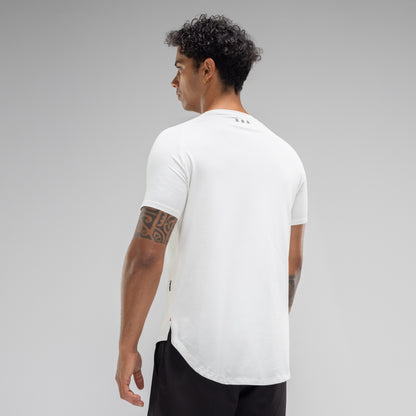 DryTech Element Tee – Blanco - Playera Deportiva para Entrenamiento - CGS APPAREL